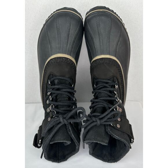 Sorel Winter Fancy Lace II Black Waterproof Boots NL2125-010 Size 8 - Picture 4 of 8